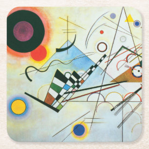 Sammansättning VIII av Wassily Kandinsky Underlägg Papper Kvadrat