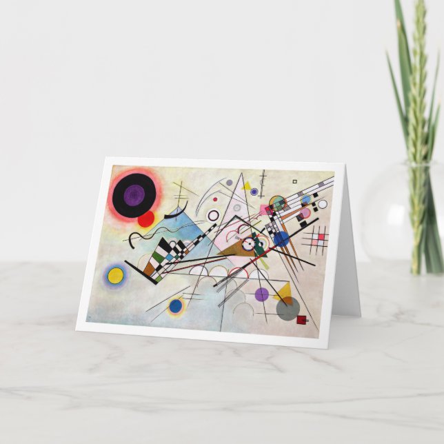 Sammansättning VIII, Wassily Kandinsky Kort (Framsida)