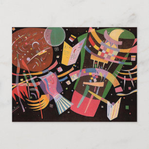 Sammansättning X av Vassily Kandinsky Vykort