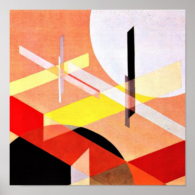 Sammansättning Z, VIII, Laszlo Moholy-Nagy Poster (Framsidan)