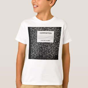 Sammansättningsanteckningsbokdesign T Shirt