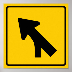 Sammanslagning av trafikskylt (Lämnat) Poster