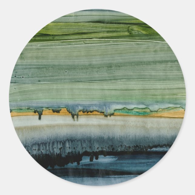 Sammanslagning II Runt Klistermärke (Framsida)