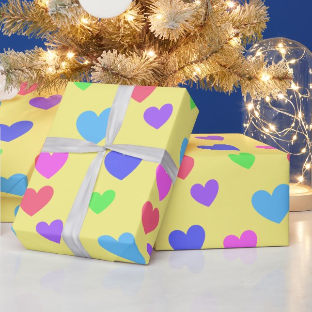 Sammanslagningshärdar - Assorterad Pastel Färg, Gu Presentpapper (Helgdagar)