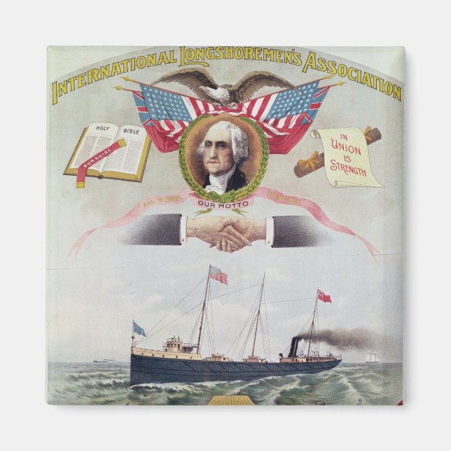 Sammanslutningen Internationell Longshoremen Magnet (Framsidan)