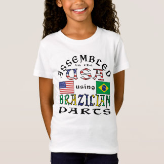 Sammanställd i USA med brasilianska delar T Shirt