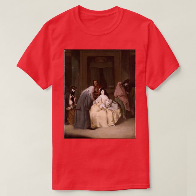 Sammanträdet 1746 mellan Pietro Longhi Pietro Falc T Shirt (Design framsida)