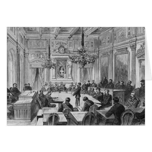 Sammanträdets medlemmar hälsningskort (Framsidan Horizontal)