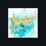 Sammanvävda metaller canvastryck<br><div class="desc">Interwoven Metallics av Jennifer Goldberger</div>