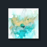 Sammanvävda metaller canvastryck<br><div class="desc">Interwoven Metallics av Jennifer Goldberger</div>