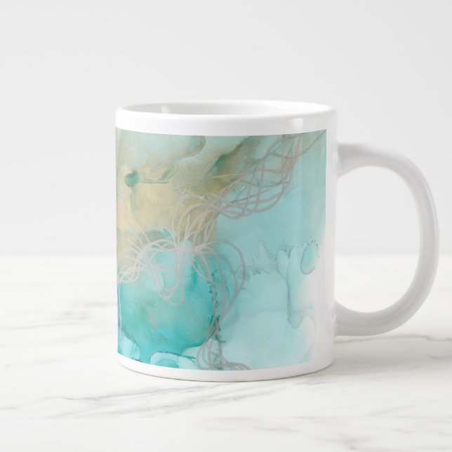 Sammanvävda metaller jumbo mugg (Höger)