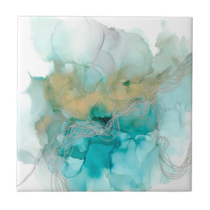 Sammanvävda metaller kakelplatta