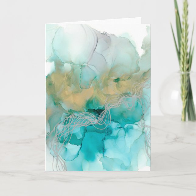 Sammanvävda metaller kort (Framsida)