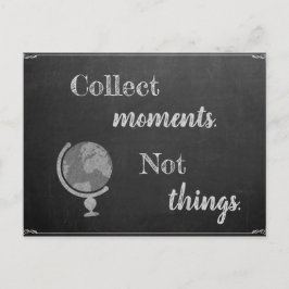 Sammeln Momente, nicht Dinge Vykort