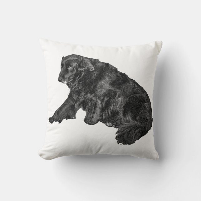 Sammet-tone Retriever, Elegant Repose Kudde (Framsida)
