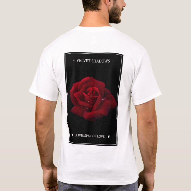 Sammetska Skuggor Ros T Shirt (Baksida)