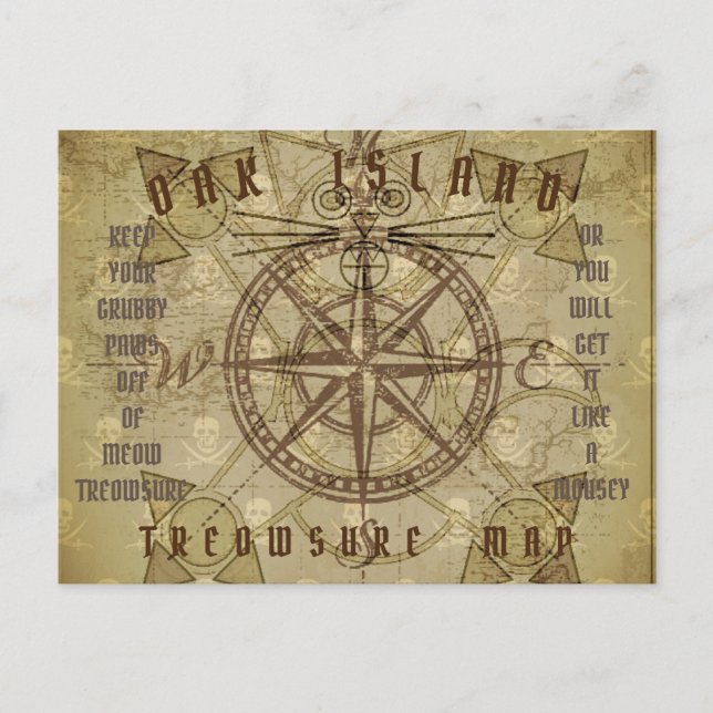 SAMMY DABADDABUCCOS OAK ISLAND HELG VYKORT (Framsida)