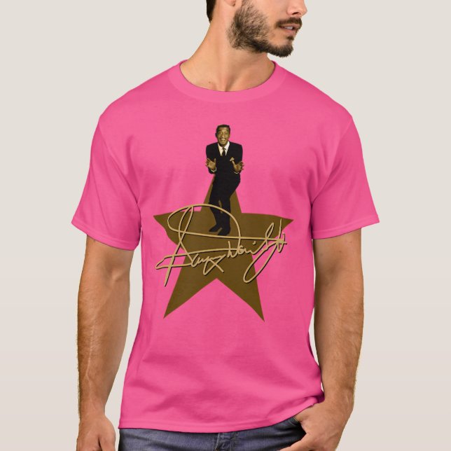 Sammy Davis Jr. - Namnteckning T Shirt (Framsida)