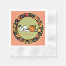 Sammy Decorative Papper Napkins-Thanksgiving