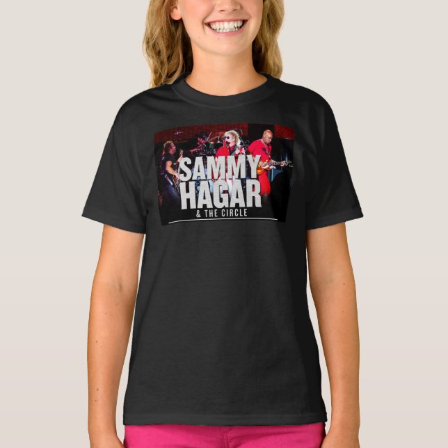 Sammy Hagar och kretsen - engelska-amerikanska ste T Shirt (Framsida)