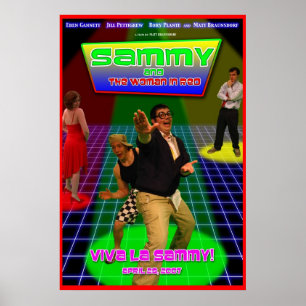 Sammy och Woman i Red Theatrical Poster
