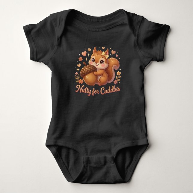 Sammy Squirrel – Tokig i kramar T Shirt (Framsida)