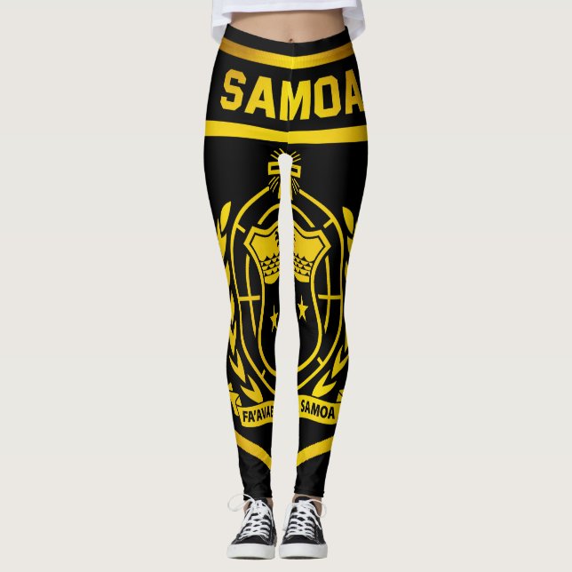 Samoa Emblem Leggings (Framsida)