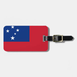 Samoa Flagga Bagagebricka