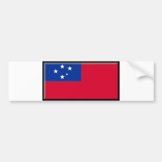 Samoa flagga bildekal