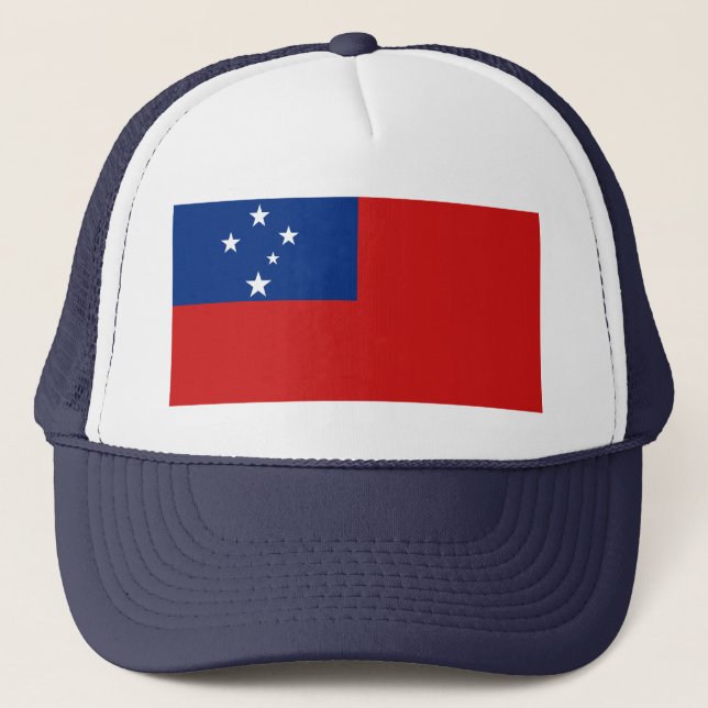 Samoa Flagga Hat Keps (Framsida)