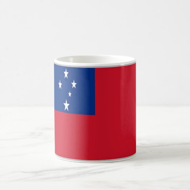 Samoa - Flagga - Kaffemugg (Center)