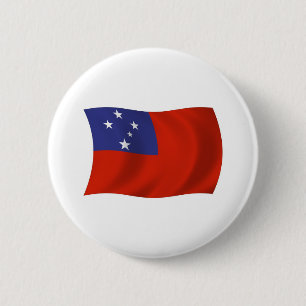 Samoa Flagga Knapp
