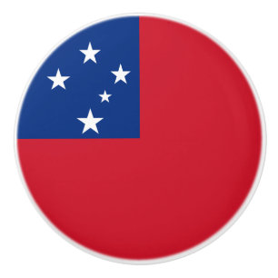 Samoa flagga knopp