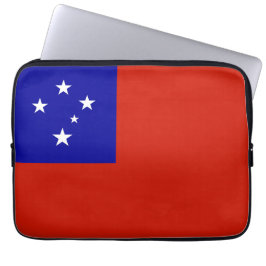 Samoa flagga laptop fodral