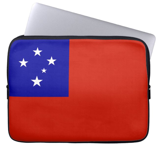 Samoa flagga laptop fodral (Framsidan)