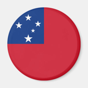 Samoa flagga magnet
