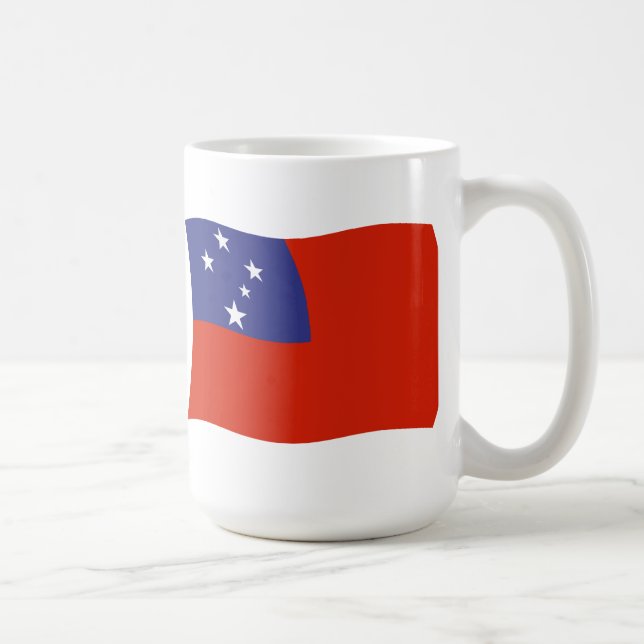 Samoa Flagga Mugg (Höger)