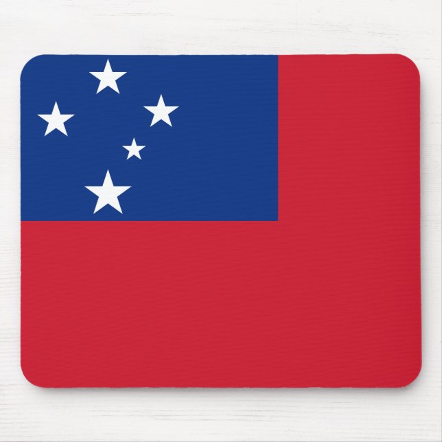 Samoa Flagga Musmatta (Framsidan)