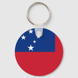 Samoa Flagga Nyckelring