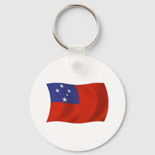 Samoa Flagga Nyckelring