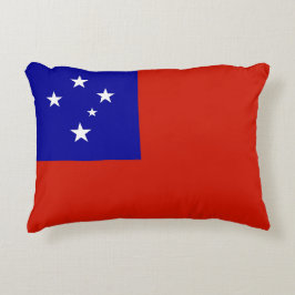 Samoa flagga prydnadskudde