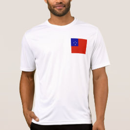 Samoa flagga t shirt