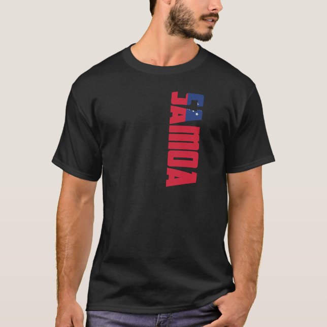 Samoa flagga tee (Framsida)