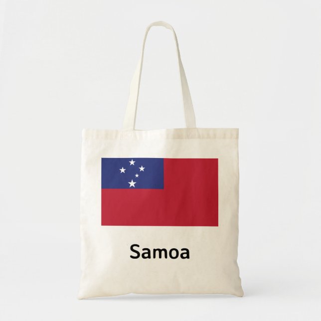 Samoa Flagga Tygkasse (Framsidan)