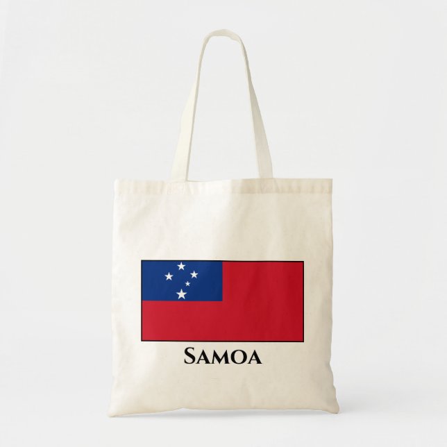 Samoa Flagga Tygkasse (Framsidan)