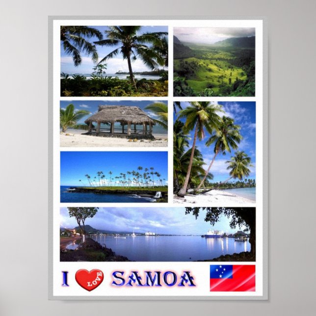 Samoa - I Kärlek - Poster (Framsidan)