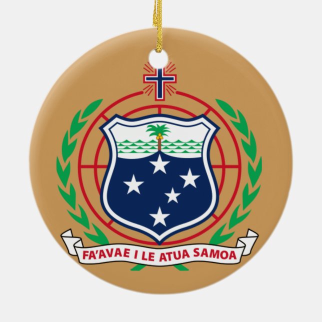 Samoa jul Ornament (Baksidan)