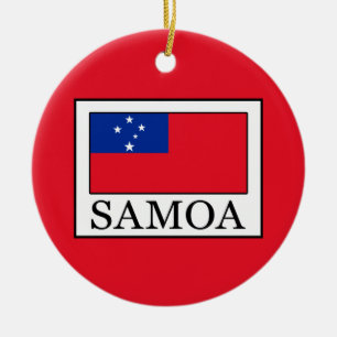 Samoa Julgransprydnad Keramik