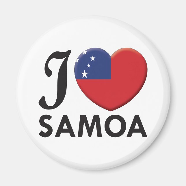 Samoa Kärlek Magnet (Framsidan)