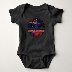Samoa Samoan Australien Australien Träd Roots Flag T Shirt